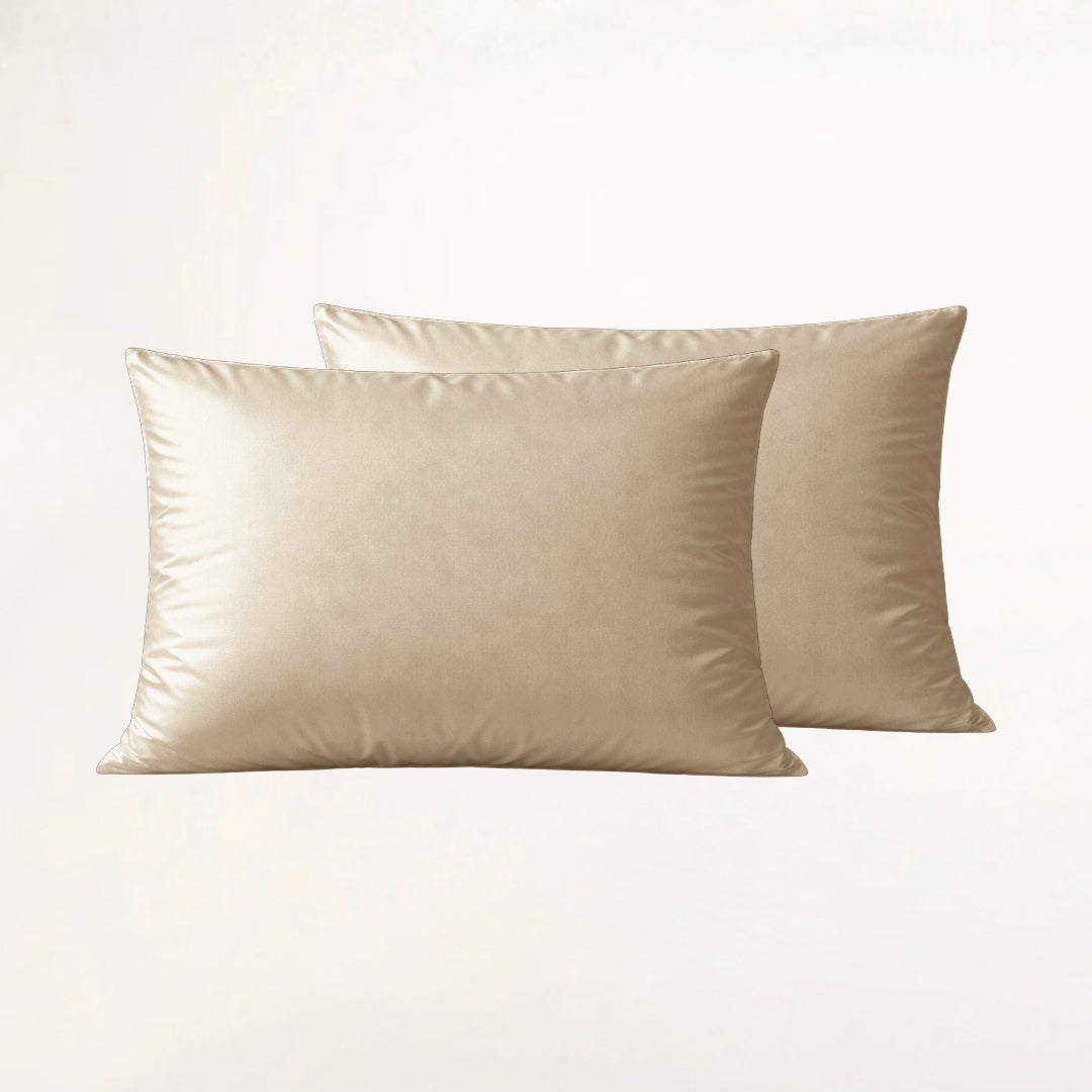 Beige Bambus Hotellputetrekk