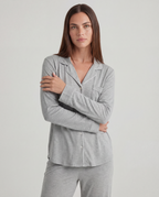 Lysegrå Bambus Pysjamas