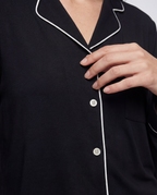 Svart Bambus Pysjamas