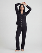 Svart Bambus Pysjamas