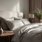 Grått Bambus Sengesett