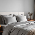 Gråt Bambus Sengetøj