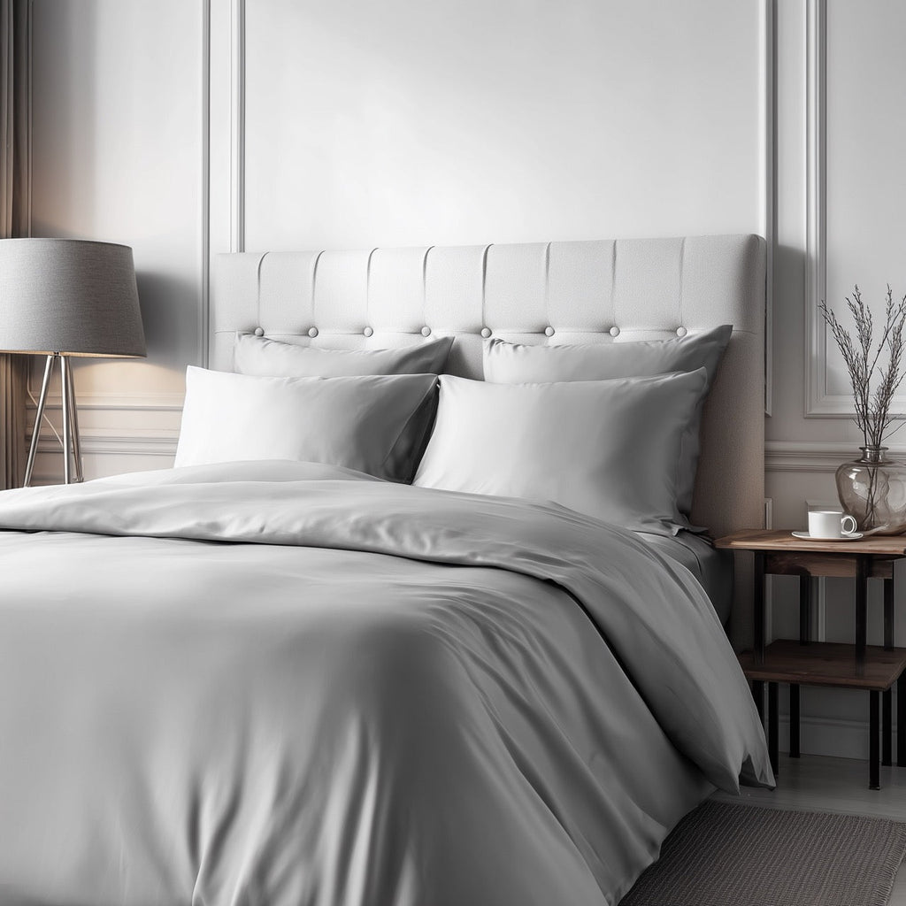 Gråt Bambus Sengetøj