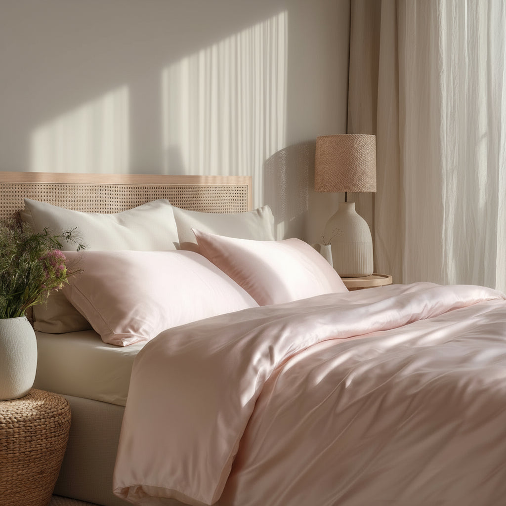 Rosa Bambus Sengesett